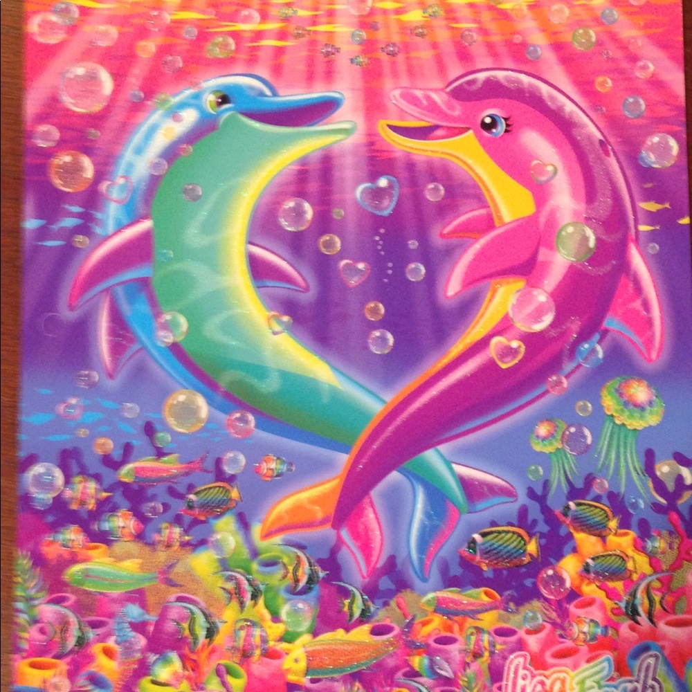 Lisa Frank Bundle Binder Notebooks Folders Sticker - Picture 8 of 11